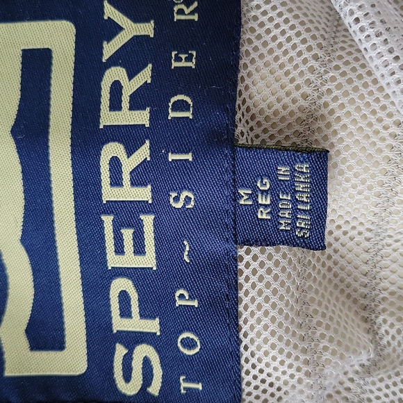 Sperry Top Sider sailing breathable windproof jacket men's size medium - Picture 4 of 9